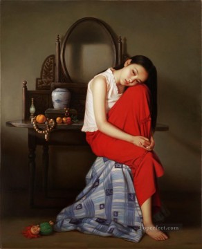 中国の女の子 Painting - 関澤珠 19 中国語